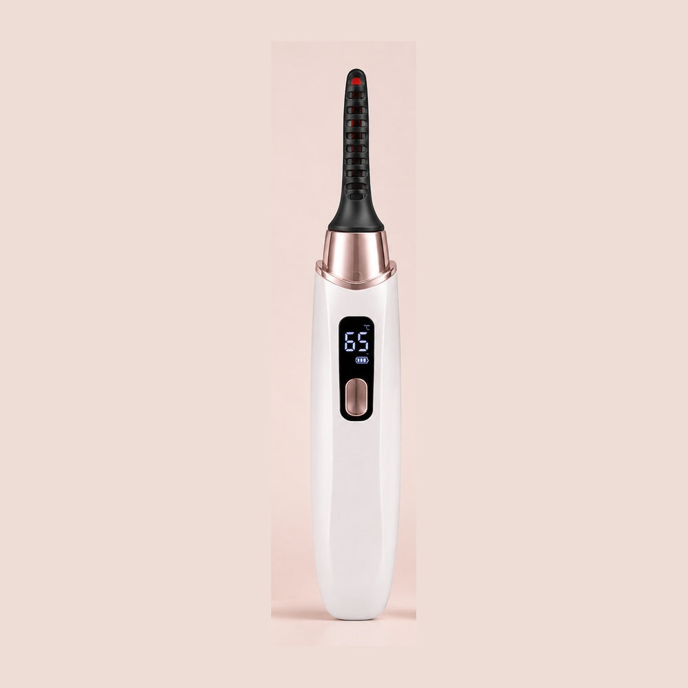 Warmgroove Heated Eyelash Curler — USB Rechargeable, 24-Hour Curl